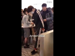 [fancam] 180322 @ airport / kai