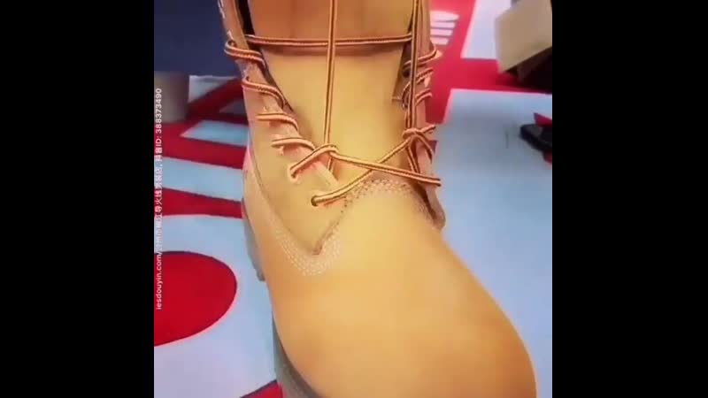 Как вам такая технология завязки шнурков