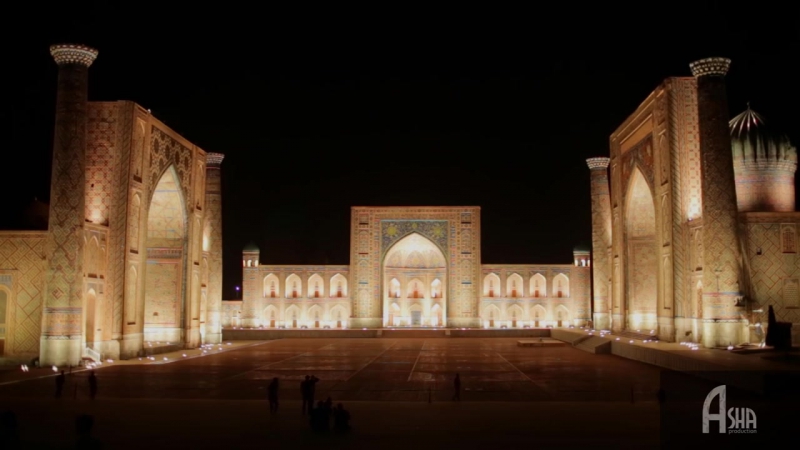 Samarkand, registan 3d show full english version