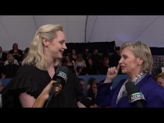 Gwendoline christie jokes about her sag fashion secret i have a live ostrich u