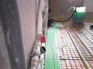 Заполнение теплых полов теплоносителем