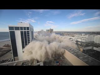 Trump plaza implosion the atlantic city casino came down this morning mp4