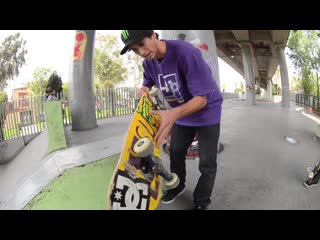 How to skateboarding frontside tailslide kickflip with mario saenz