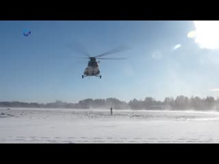 В «песках» прошла тренироа пожарных десантников