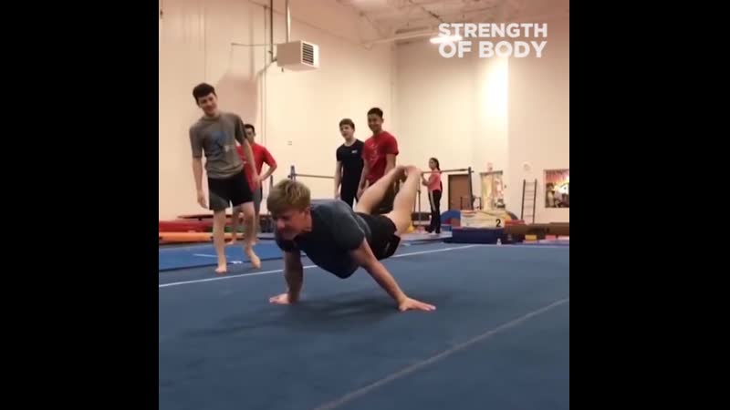 Заднее сальто с приземлением на руки