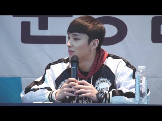 [fancam] 160312 “carnival” fansign event @ bundang (jongup focused)