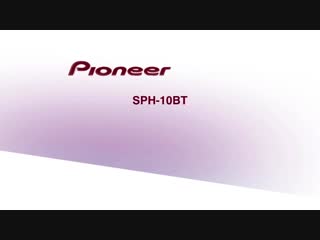 Sph 10bt pioneer autoradio pour smartphone