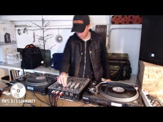 Dj yura african vinyl tonarm dj studio live mix