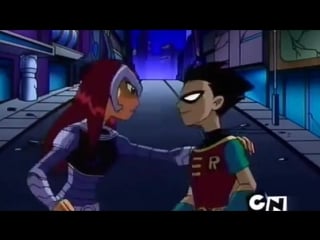 Robin and starfire | teen titans vine