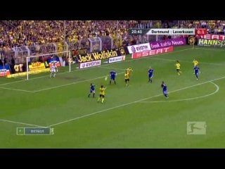 Бундеслига 1 тур боруссия (д) байер 1 й тайм