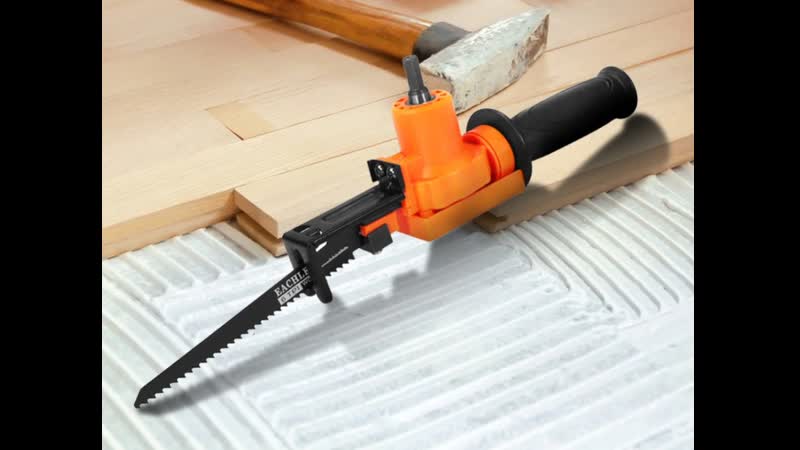 Насадка для дрели и шуруповерта, получается сабельная пила