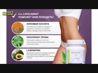 Обзор lipocarnit капсулы для похудения