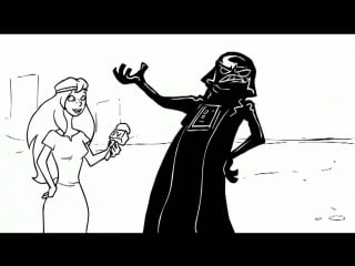 Три богатыря против дарт вейдера dart vader vs three russian bogaturs