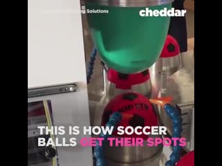 Подтвержденный this is how soccer balls get their spots ⚽