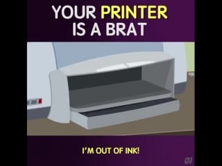 Never let your printer know you are in a hurry