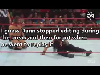 Wwe подменили звук во время матча рейнс русев