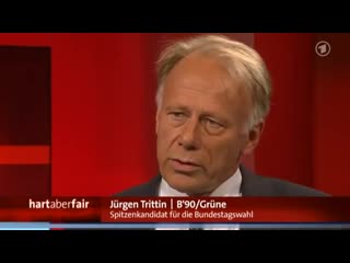 Frank plasberg befragt jürgen trittin zum thema pädophilie hart aber fair wdr das erste