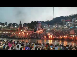 Haridwar arti time india'