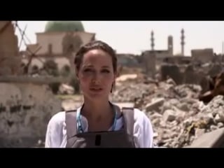 الممثلة أنجلينا جولي angelina jolie في محافظة الموصل mp4