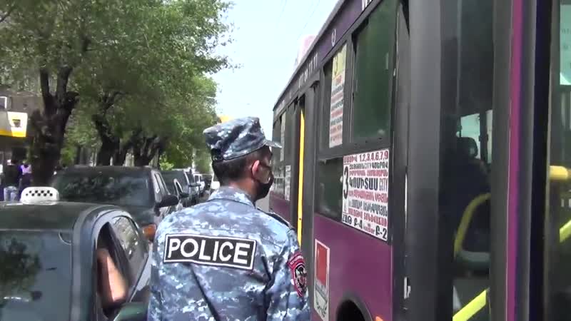 Ոստիկանությունը շարունակում է ապահովել պարետի որոշման պահանջների կատարումը