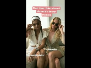 Josephine skriver and elsa hosk at the #revolveinthehamptons event