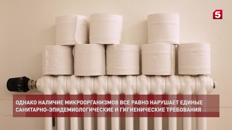 Кишечная палочка в туалетной бумаге