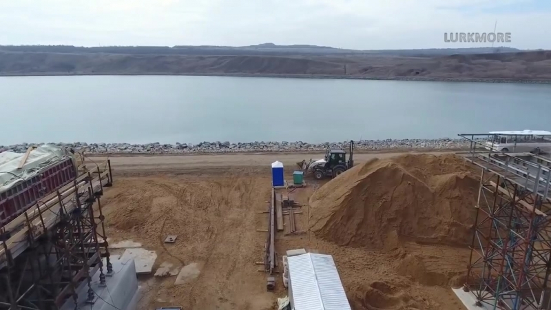 Керченский мост снимает мосфильм