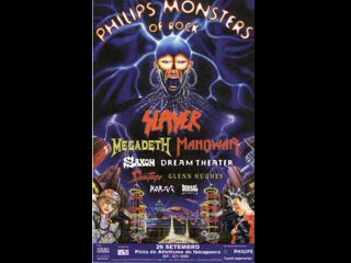 Monsters of rock festival, pista de atletismo / estádio do ibirapuera, sao paulo, brazil 26th september 1998