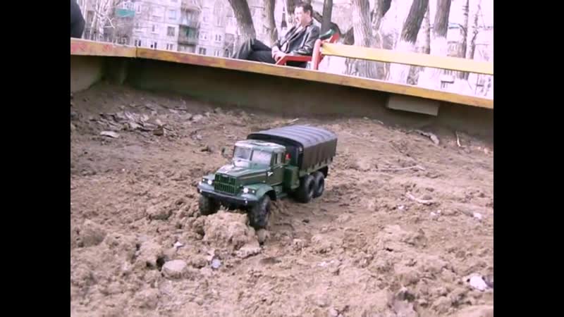 Test drive rc модели краз 255, hand made rc model rc kraz 255