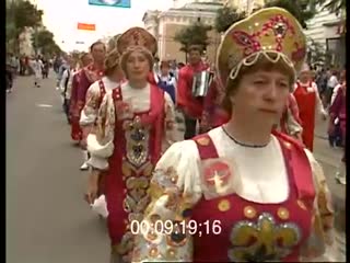 People to people in kalinin (part 5) stadium rally soviet style