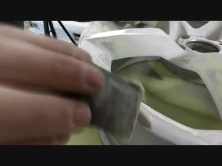 [retrohax] insane curb rash alloy wheel refurbish restoration