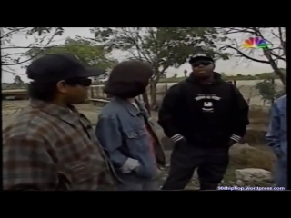 Eazy e, b g knocc out, gangsta dresta at nbc report on gangsta rap (1993)