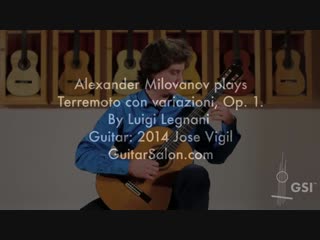 Legnani terremoto con variazioni alexander milovanov plays jose vigil