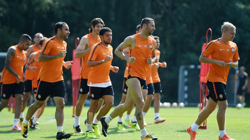 Открытая тренироа перед матчем c мариуполем