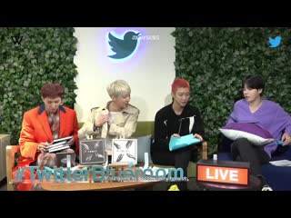 #twitterblueroom live qa with #winner (part 1)