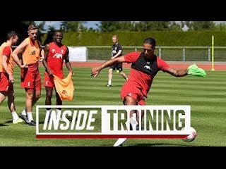 Inside training behind the scenes from liverpools shooting practice in evian