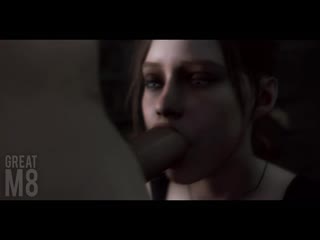 3d porn claire blowjob (resident evil sex)