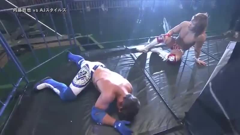 Aj styles vs tetsuya naito (njpw wrestle kingdom 9)