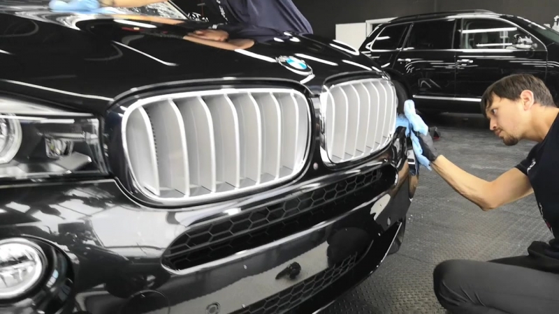Bmw x5 обработан ceramic pro 9h, плюс защита кожаного салона