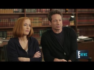 Enews interview with david duchovny, gillian anderson and chris carter for the x files season 11