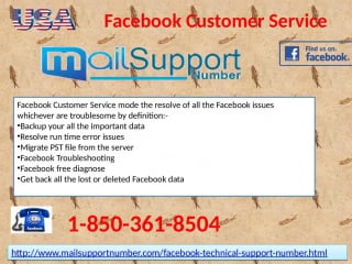 Do i need to pay money to attain facebook customer service? @1 850 361 8504