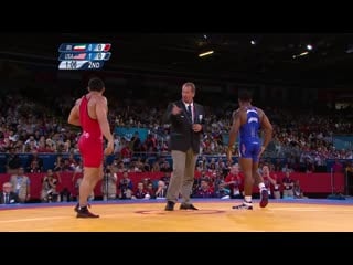 Burroughs wins mens wrestling freestyle 74kg gold london 2012 olympics