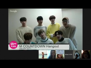 160324 mcountdown hangout chat с got7