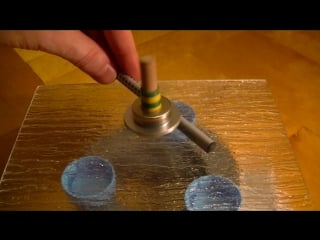 Homemade levitating top levitron levitron casero tutorial