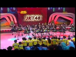 [perf] jkt48 mae shika mukanee (hanya lihat ke depan) di konser anak indonesia 2016 mnctv (23 juli 2016)