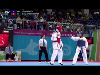 1st asian cadet taekwondo championships final female 59+