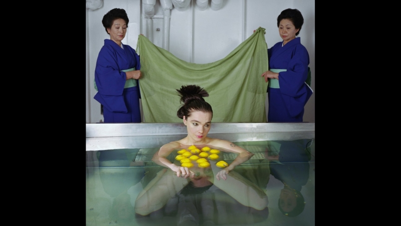 Restraint porn video – Bjork bath (video from drawing restraint 9)
