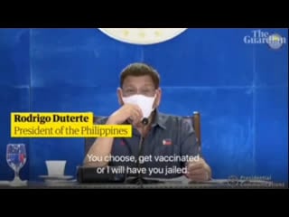 Vaccination obligatoire aux philippines sinon prison!!!