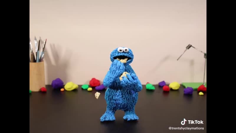 Пластилиновая анимация от trent shy | the blue claymation
