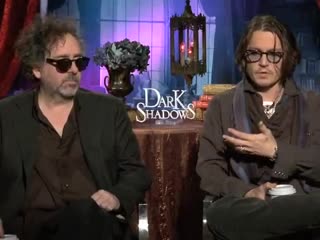 Johnny depp tim burton for dark shadows